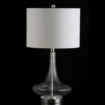 Cecile 25.5" Glass Teardrop LED Table Lamp - JONATHAN Y